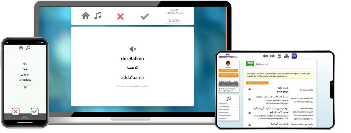 Sprachenlernen24 Online-Sprachkurs Arabisch Screenshot