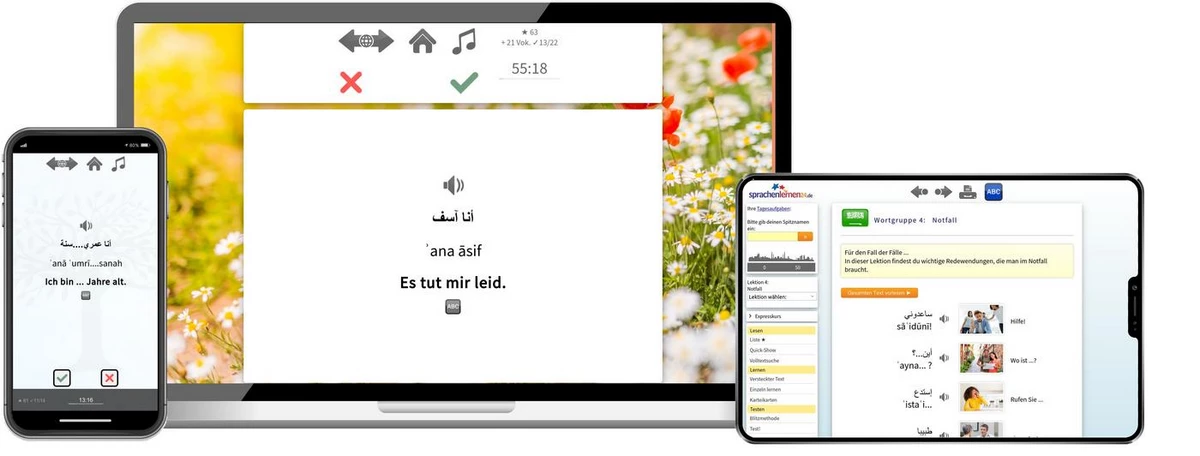 Sprachenlernen24 Online-Sprachkurs Arabisch Screenshot