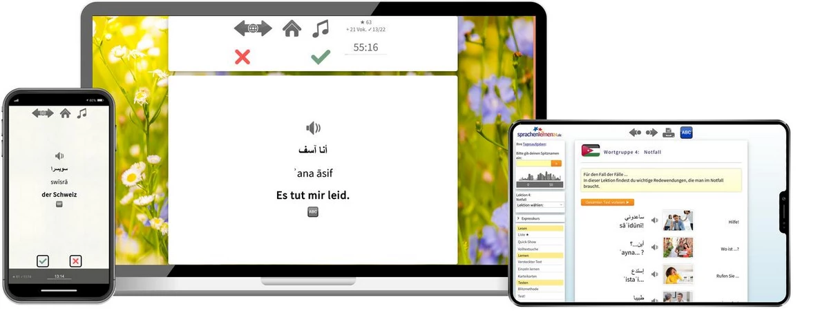 Sprachenlernen24 Online-Sprachkurs Jordanisch Screenshot