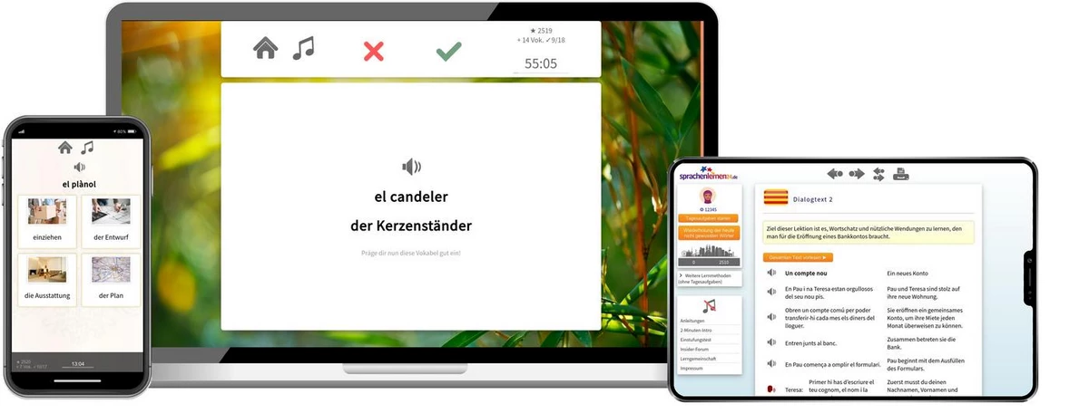 Sprachenlernen24 Online-Sprachkurs Katalanisch Screenshot