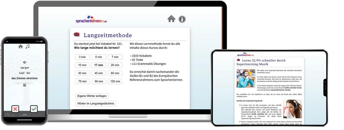 Sprachenlernen24 Online-Sprachkurs Marokkanisch Screenshot