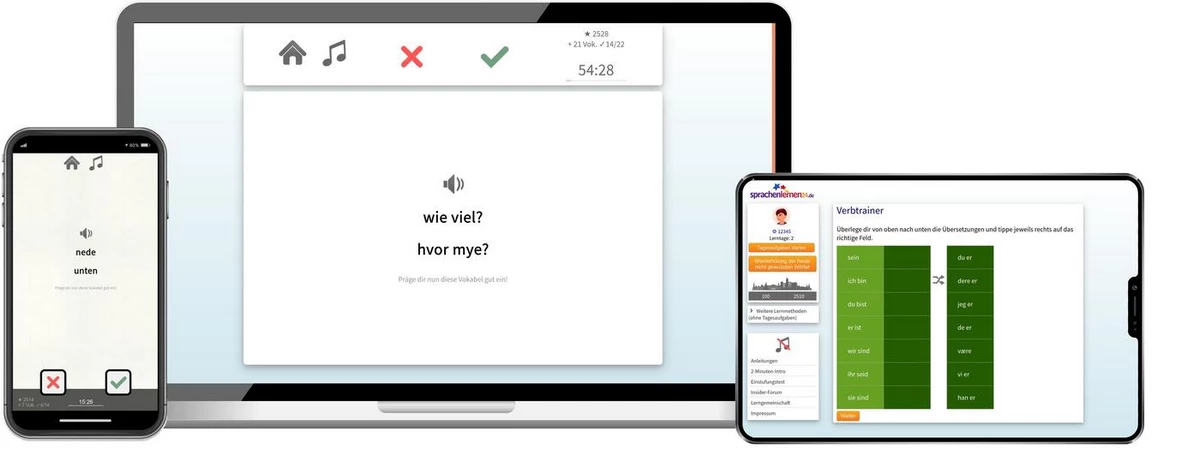 Sprachenlernen24 Online-Sprachkurs Norwegisch Screenshot