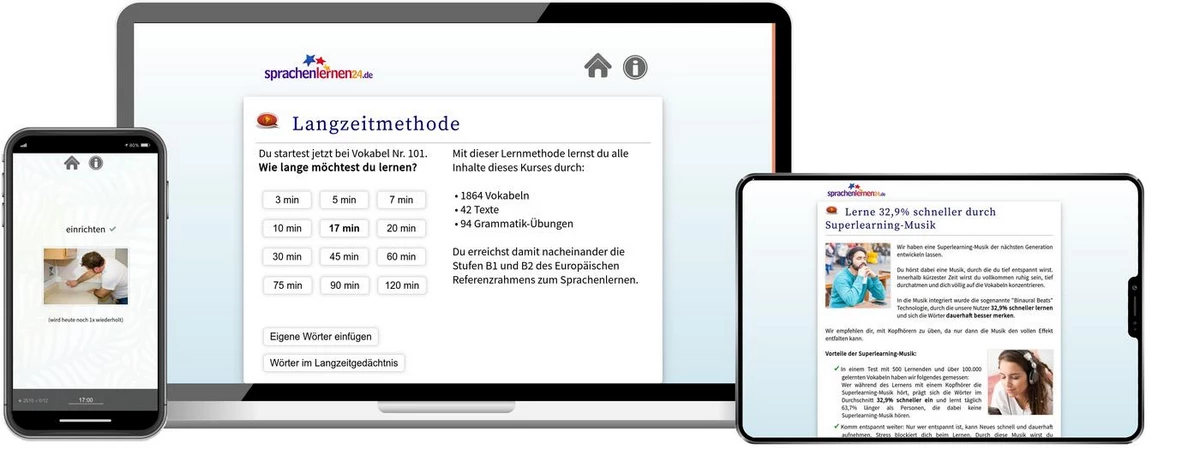 Sprachenlernen24 Online-Sprachkurs Spanisch (Südamerika) Screenshot