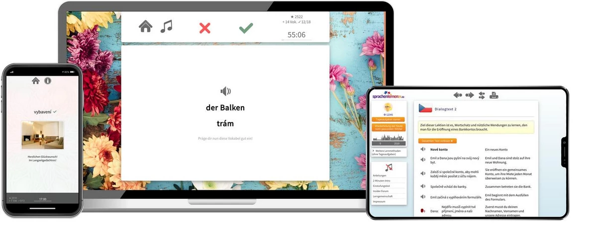 Sprachenlernen24 Online-Sprachkurs Tschechisch Screenshot