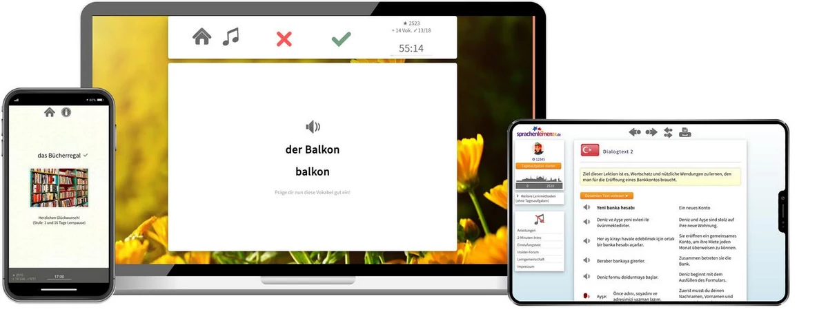 Sprachenlernen24 Online-Sprachkurs Türkisch Screenshot