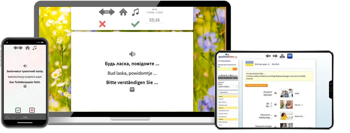 Sprachenlernen24 Online-Sprachkurs Ukrainisch Screenshot