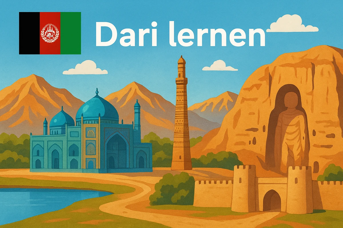 Dari lernen, Symbolbild, KI-generiert