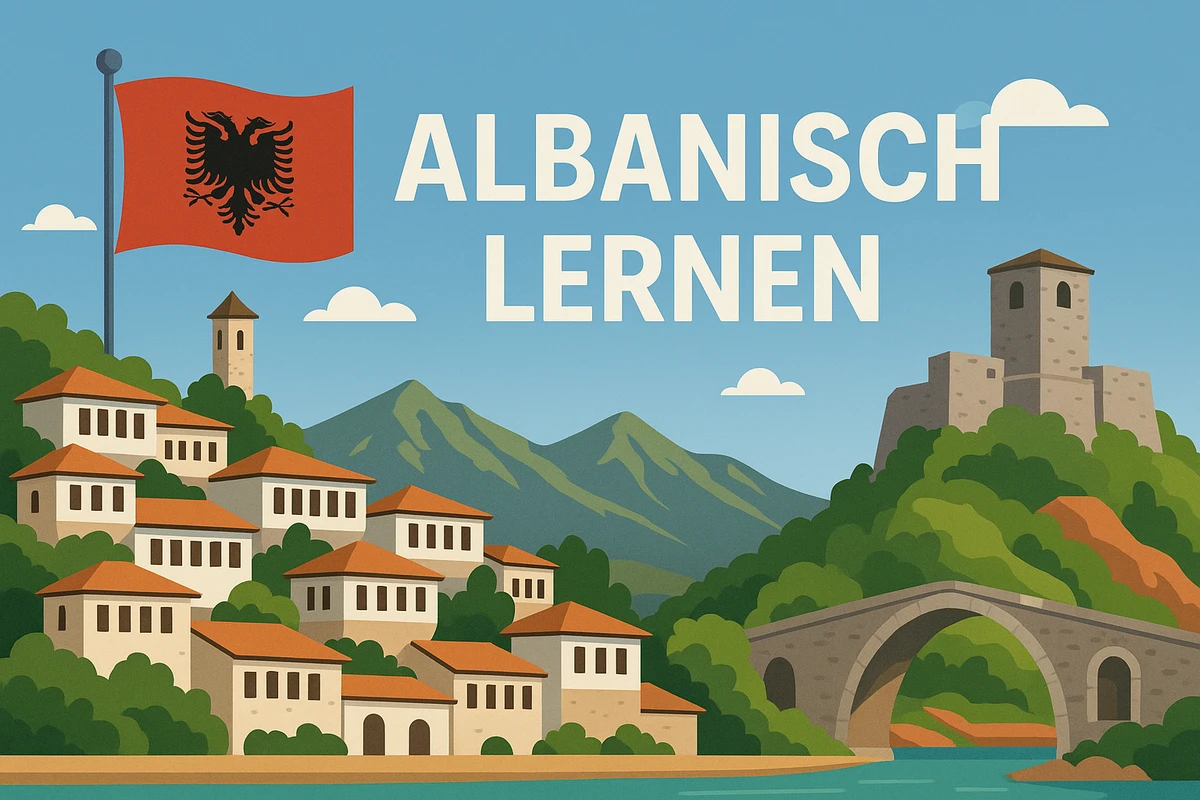 Albanisch lernen, Symbolbild, KI-generiert