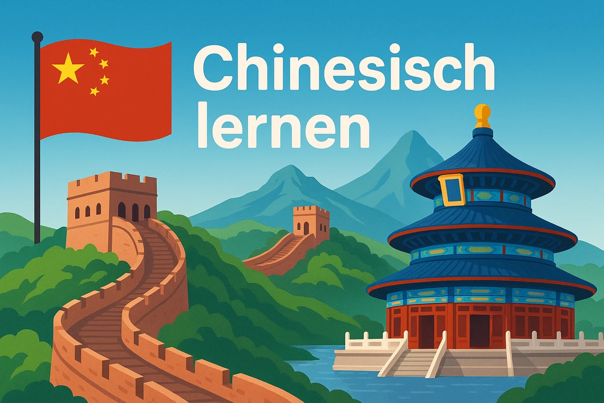Chinesisch lernen, Symbolbild, KI-generiert