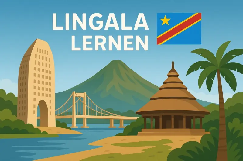 Lingala lernen, Symbolbild, KI-generiert