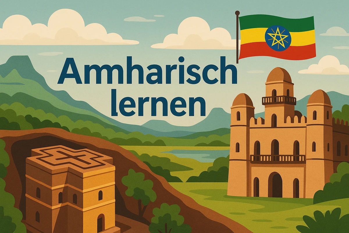 Amharisch lernen, Symbolbild, KI-generiert