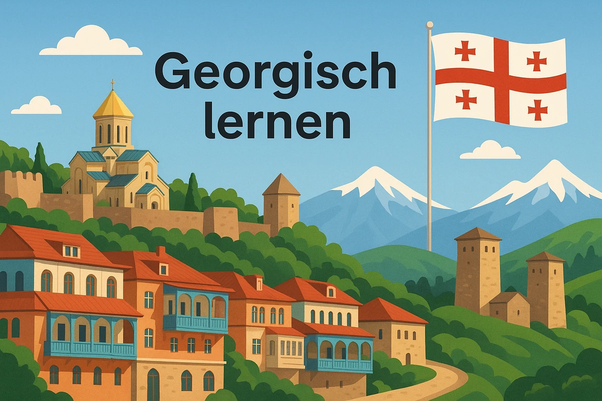 Georgisch lernen, Symbolbild, KI-generiert