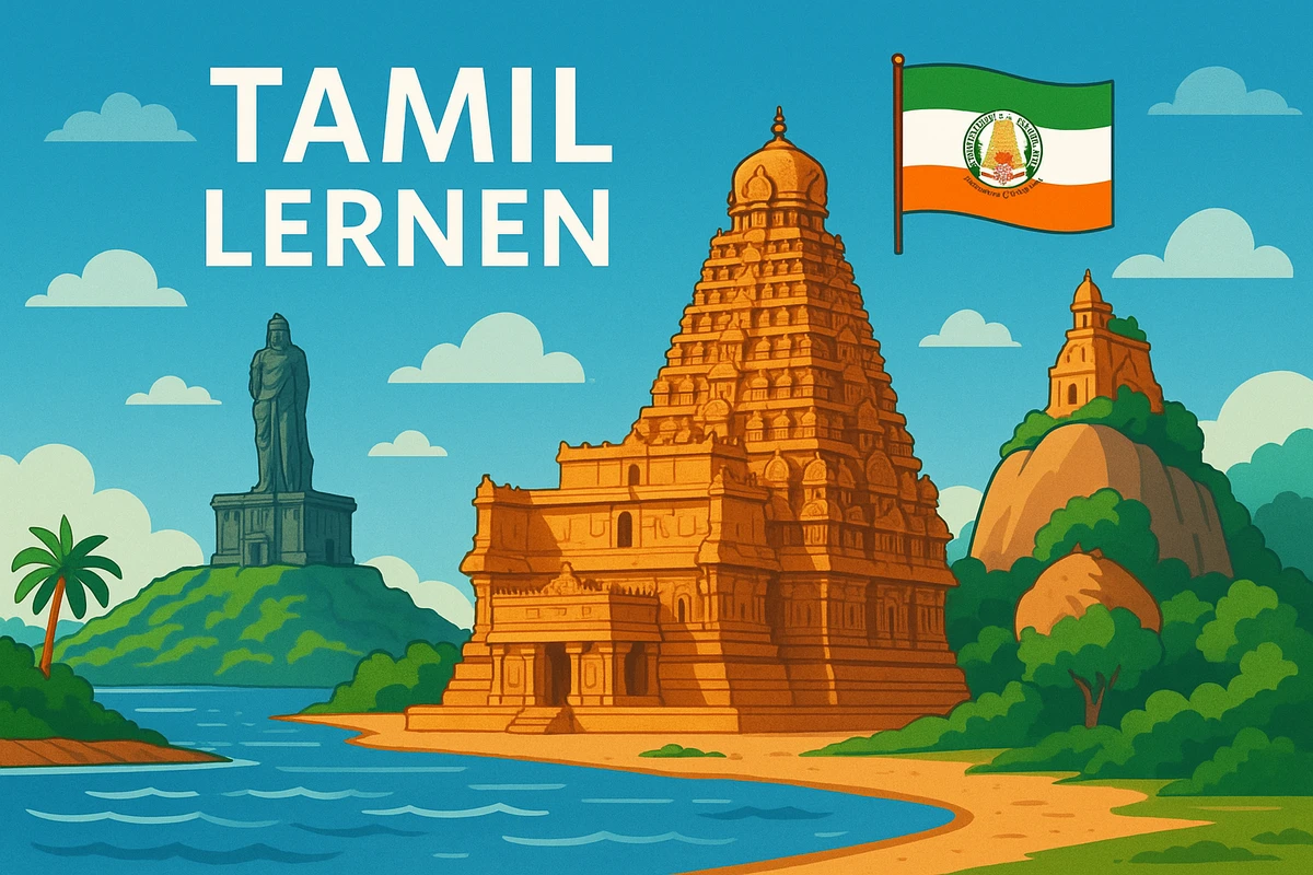 Tamil lernen, Symbolbild, KI-generiert