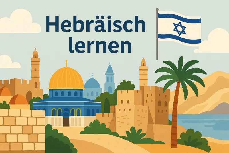 Hebräisch lernen, Symbolbild, KI-generiert