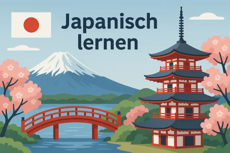 Japanisch lernen, Symbolbild, KI-generiert