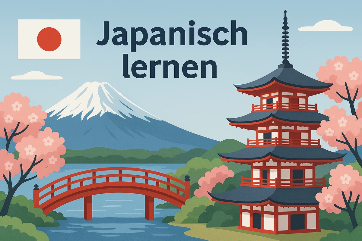 Japanisch lernen, Symbolbild, KI-generiert