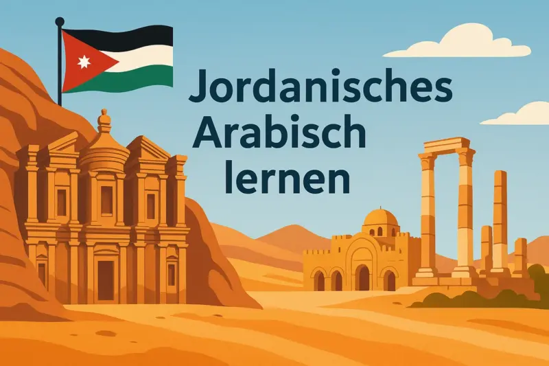 Jordanisches Arabisch lernen, Symbolbild, KI-generiert