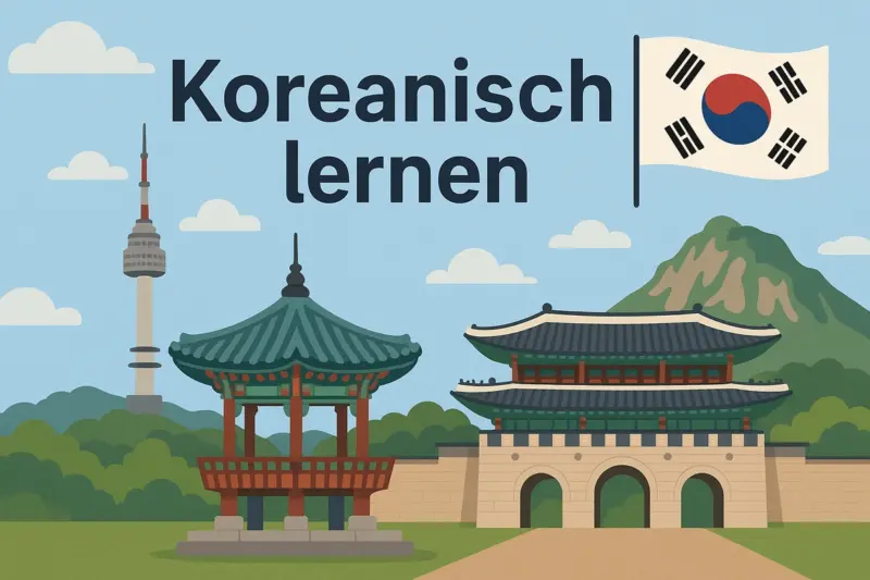 Koreanisch lernen, Symbolbild, KI-generiert