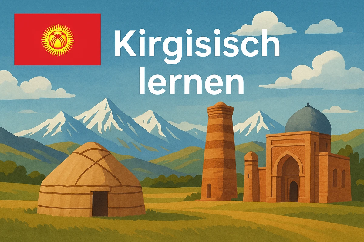 Kirgisisch lernen, Symbolbild, KI-generiert