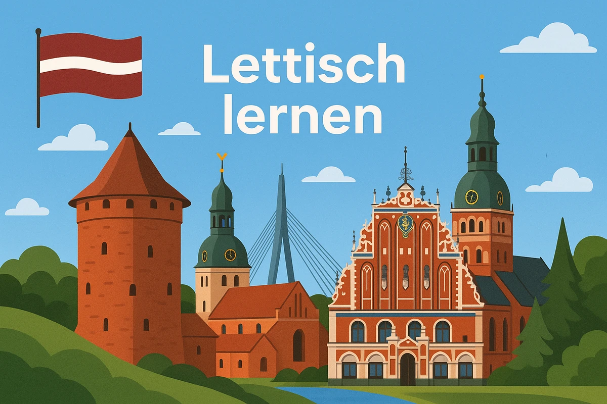 Lettisch lernen, Symbolbild, KI-generiert