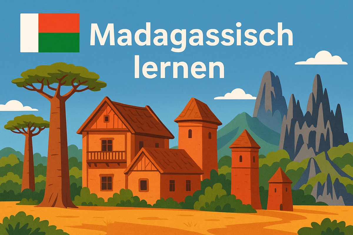 Madagassisch lernen, Symbolbild, KI-generiert
