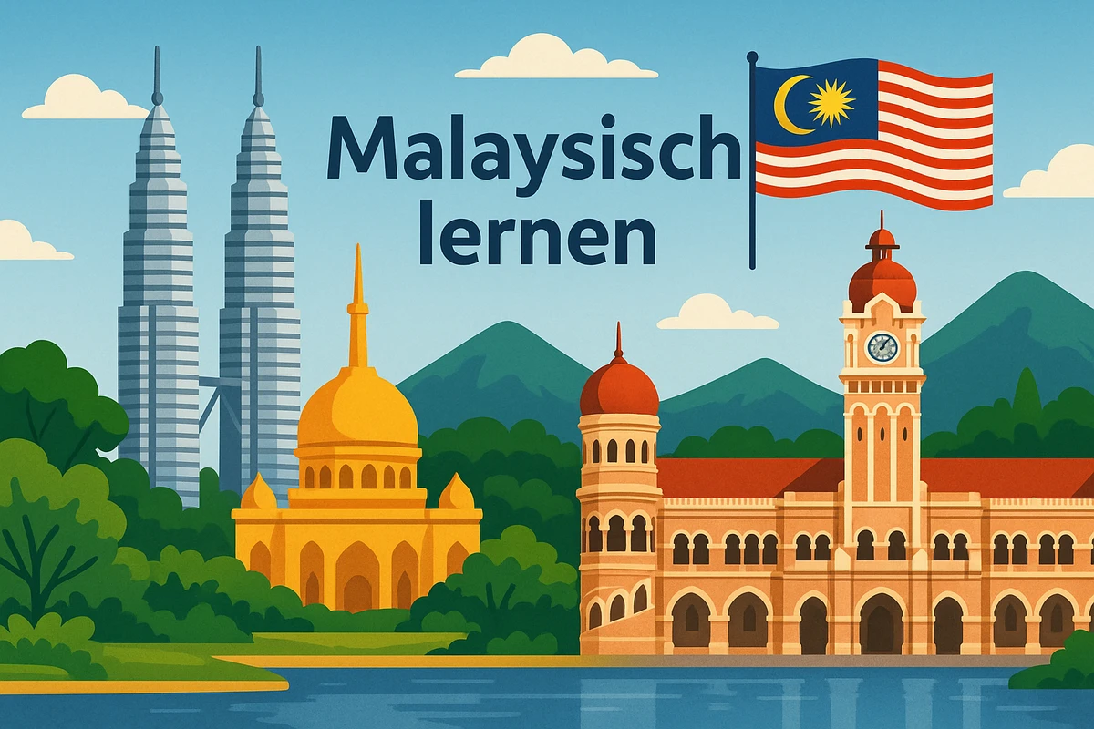 Malaysisch lernen, Symbolbild, KI-generiert