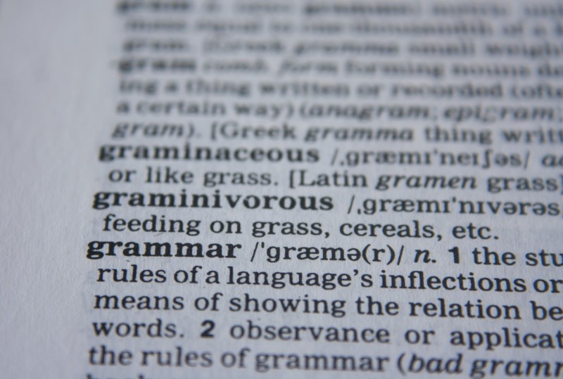 Grammatik Dictionary Grammar Education. Foto: Pixabay, CC0