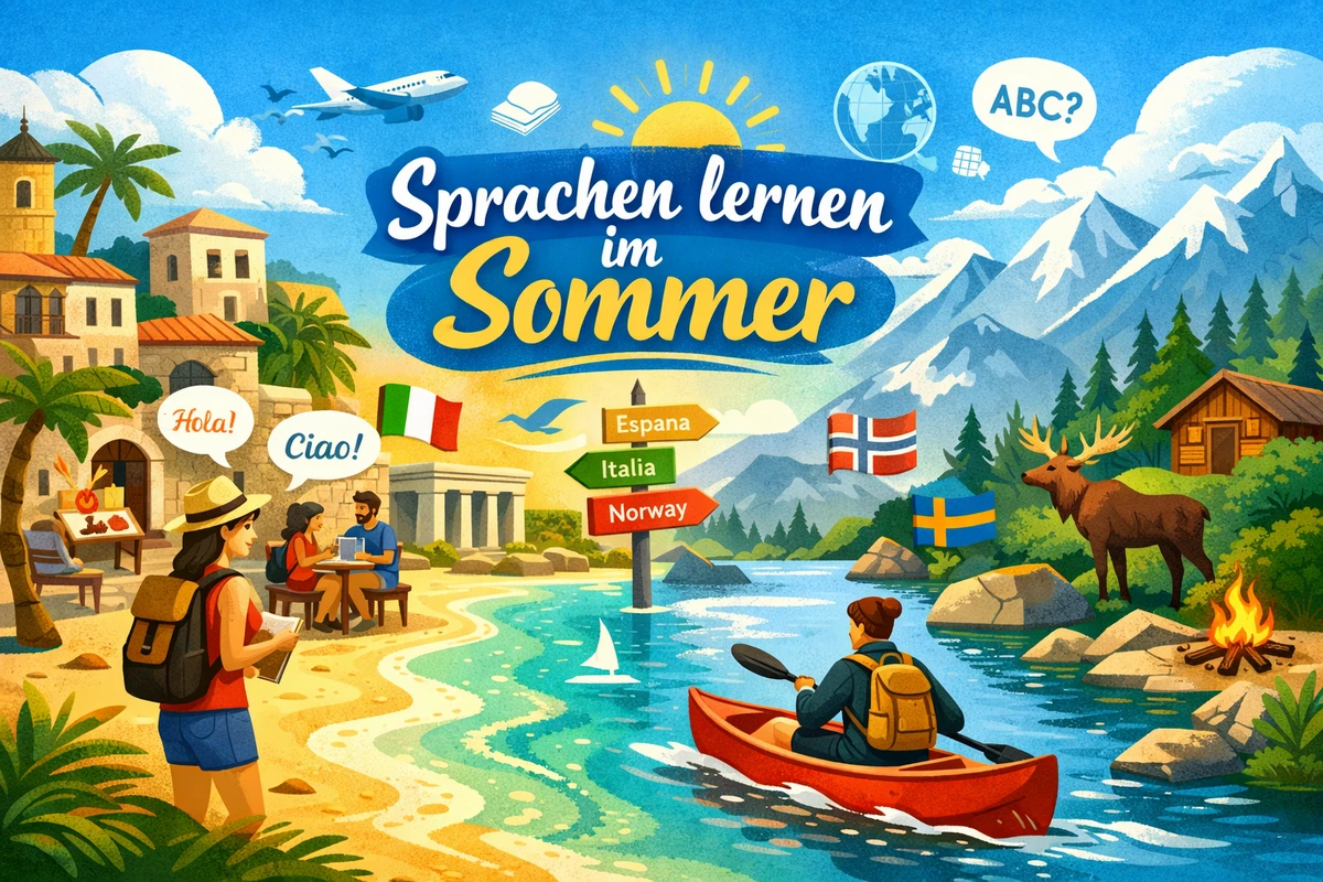 Sprachen lernen im Sommer (Symbolbild)