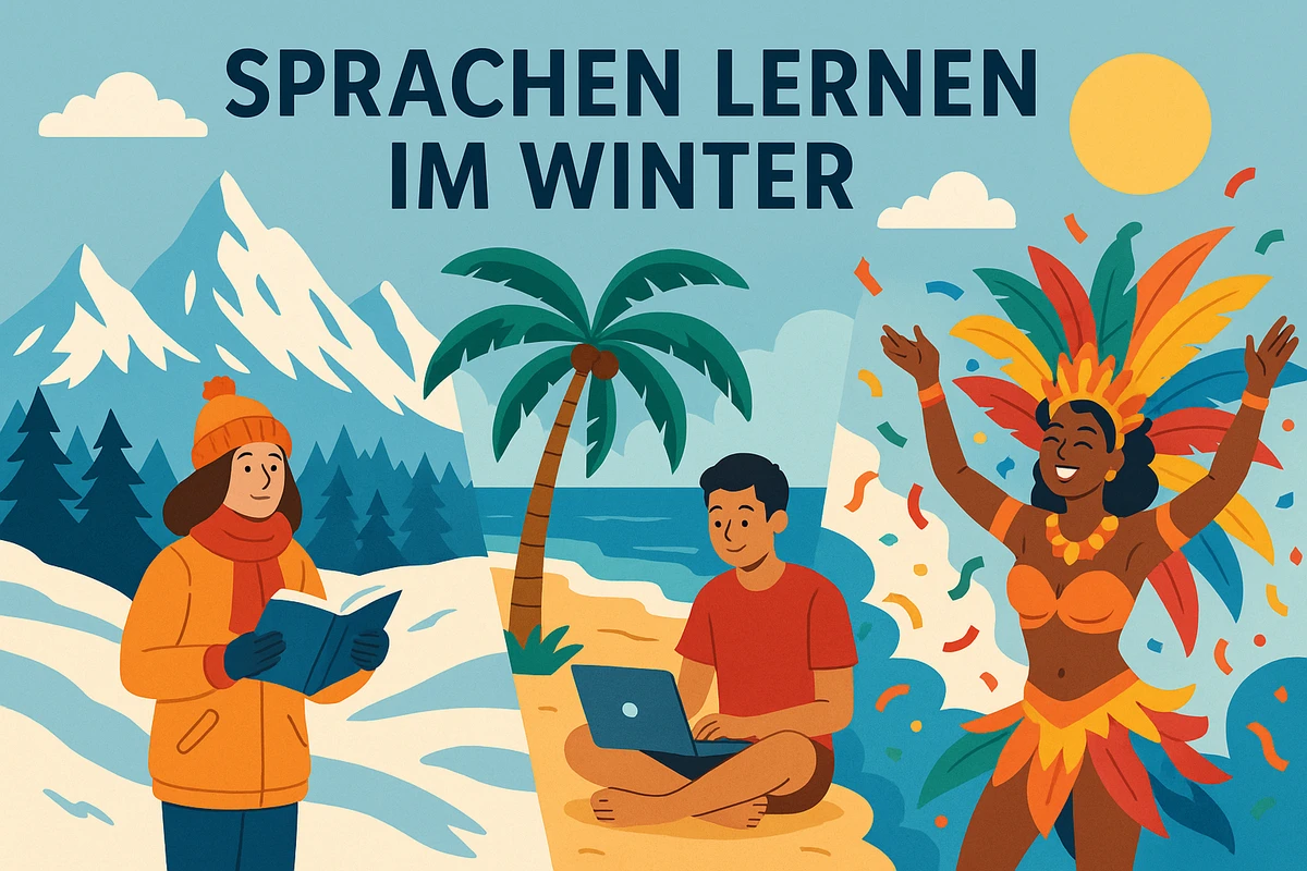 Sprachen lernen im Winter (Symbolbild)