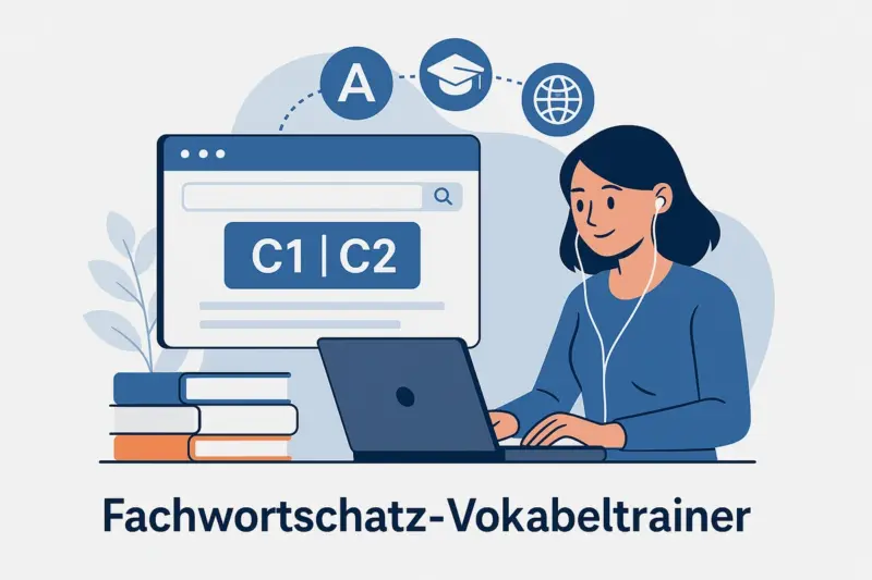 Fachwortschatz-Vokabeltrainer, Symbolbild