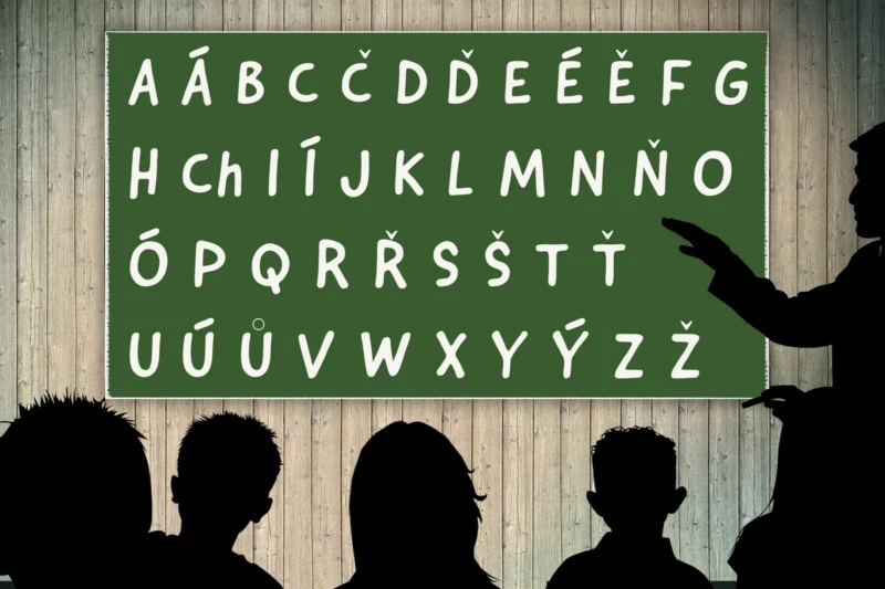 Tschechisches Alphabet Tschechisches Alphabet. Foto: Pixabay, CC0