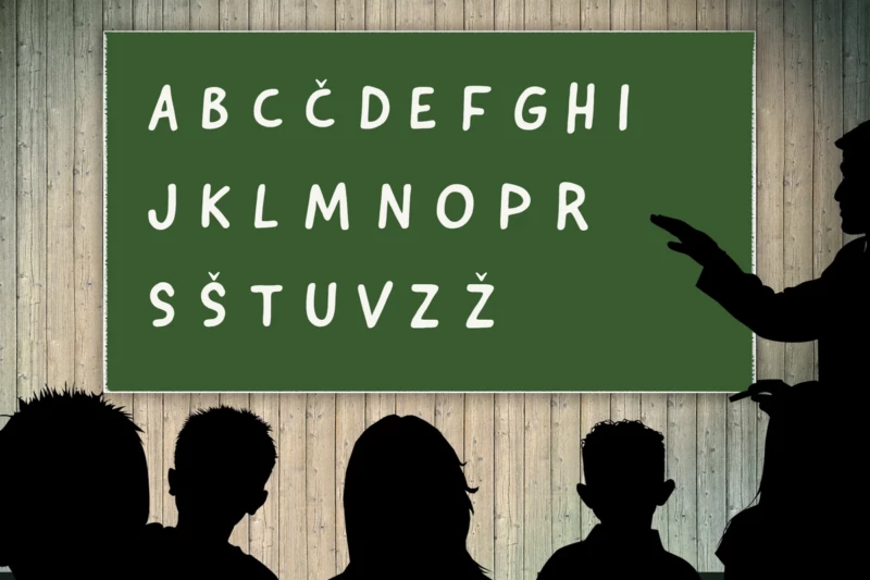 Slowenisches Alphabet Slowenisches Alphabet. Foto: Pixabay, CC0
