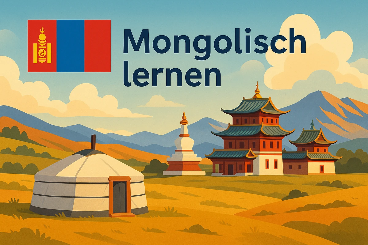 Mongolisch lernen, Symbolbild, KI-generiert