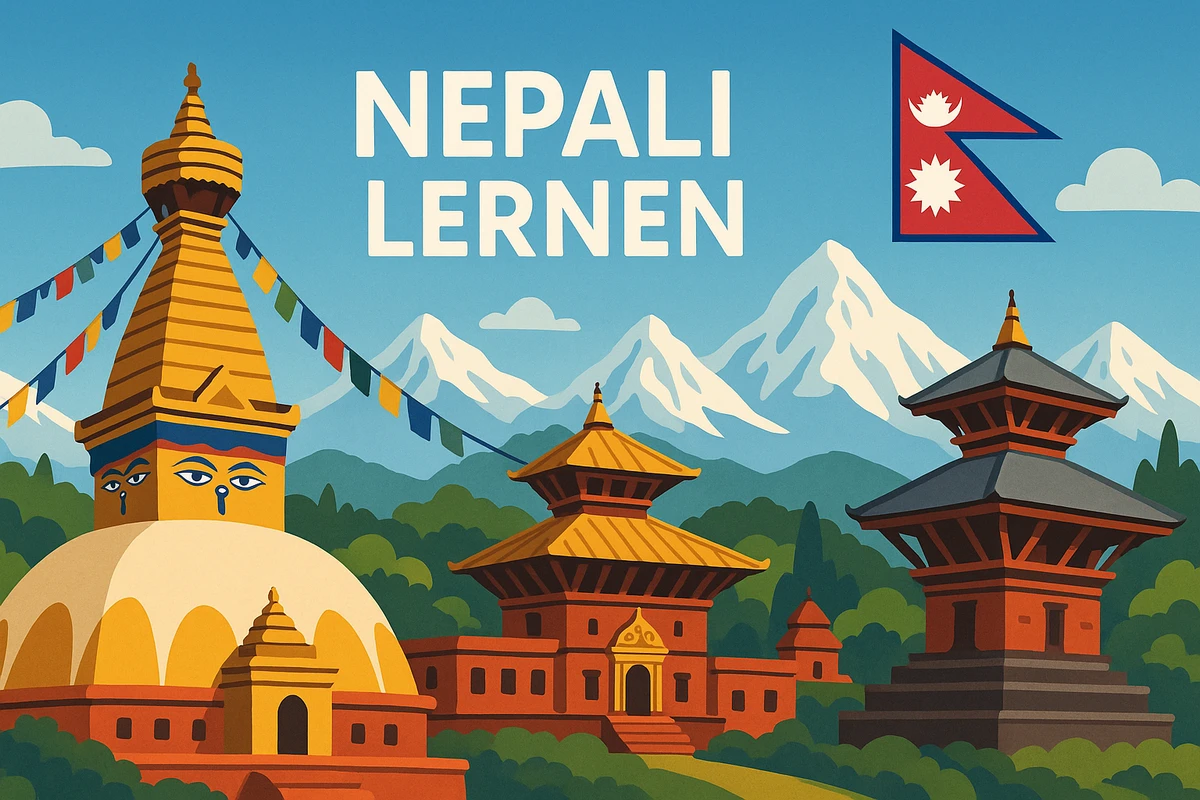 Nepali lernen, Symbolbild, KI-generiert