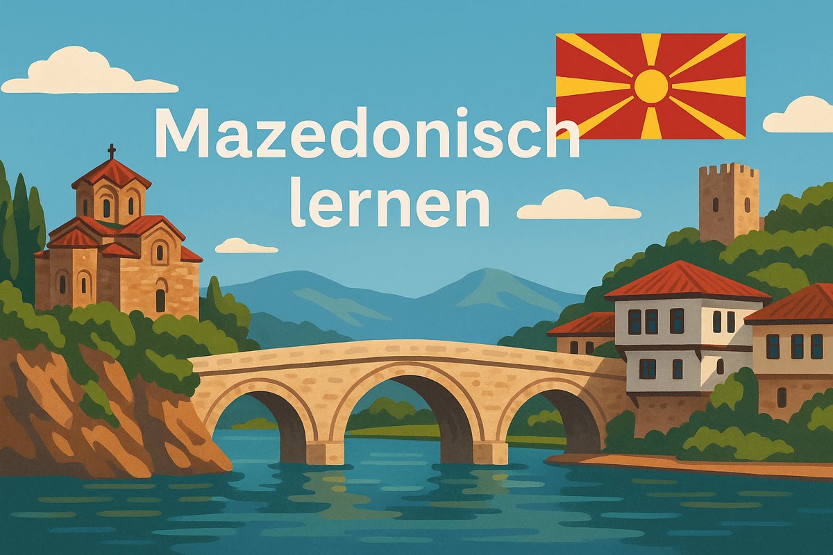 Mazedonisch lernen, Symbolbild, KI-generiert