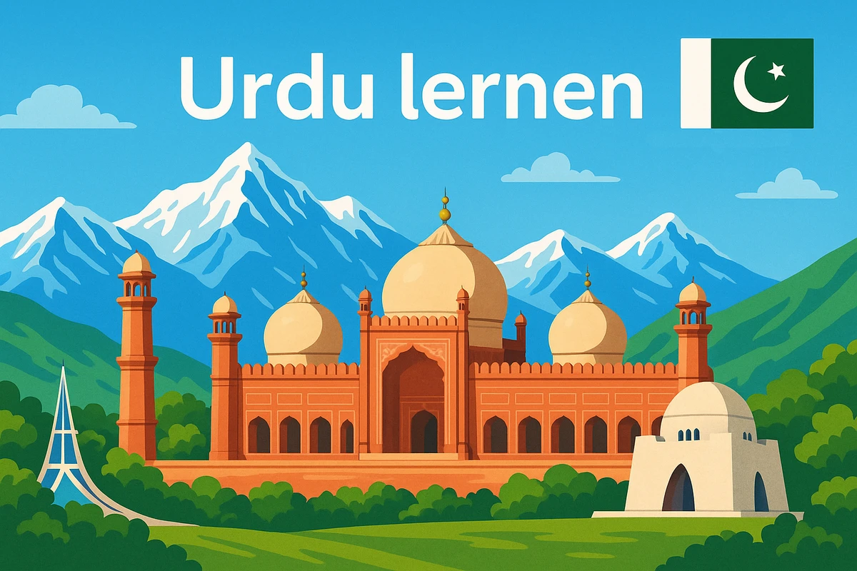 Urdu lernen, Symbolbild, KI-generiert