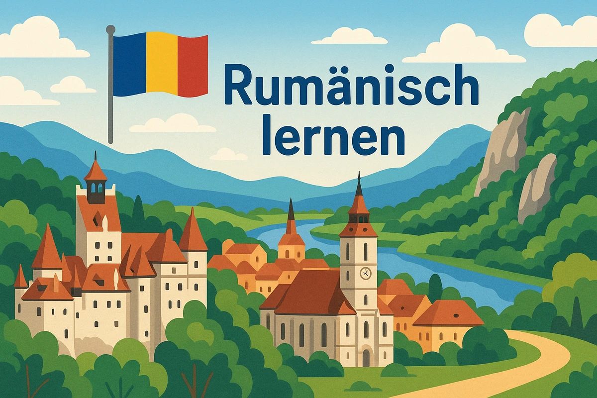 Rumänisch lernen, Symbolbild, KI-generiert