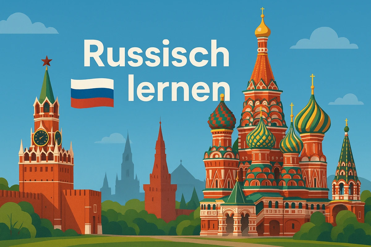 Russisch lernen, Symbolbild, KI-generiert
