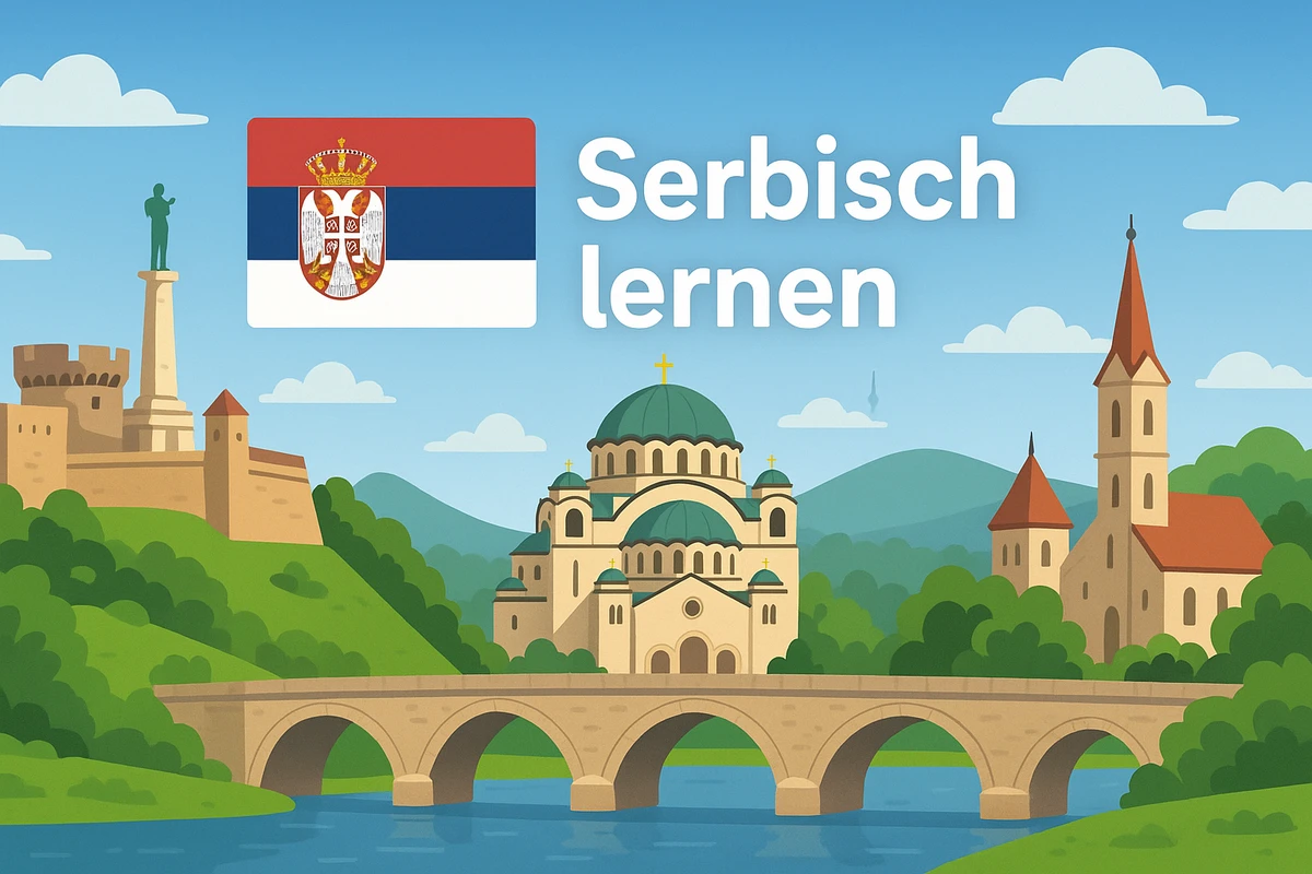 Serbisch lernen, Symbolbild, KI-generiert