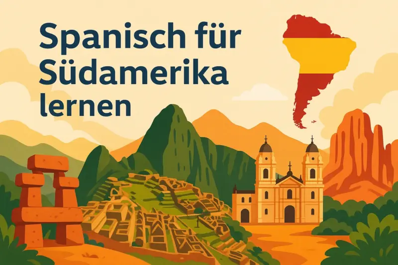Spanisch für Südamerika lernen, Symbolbild, KI-generiert