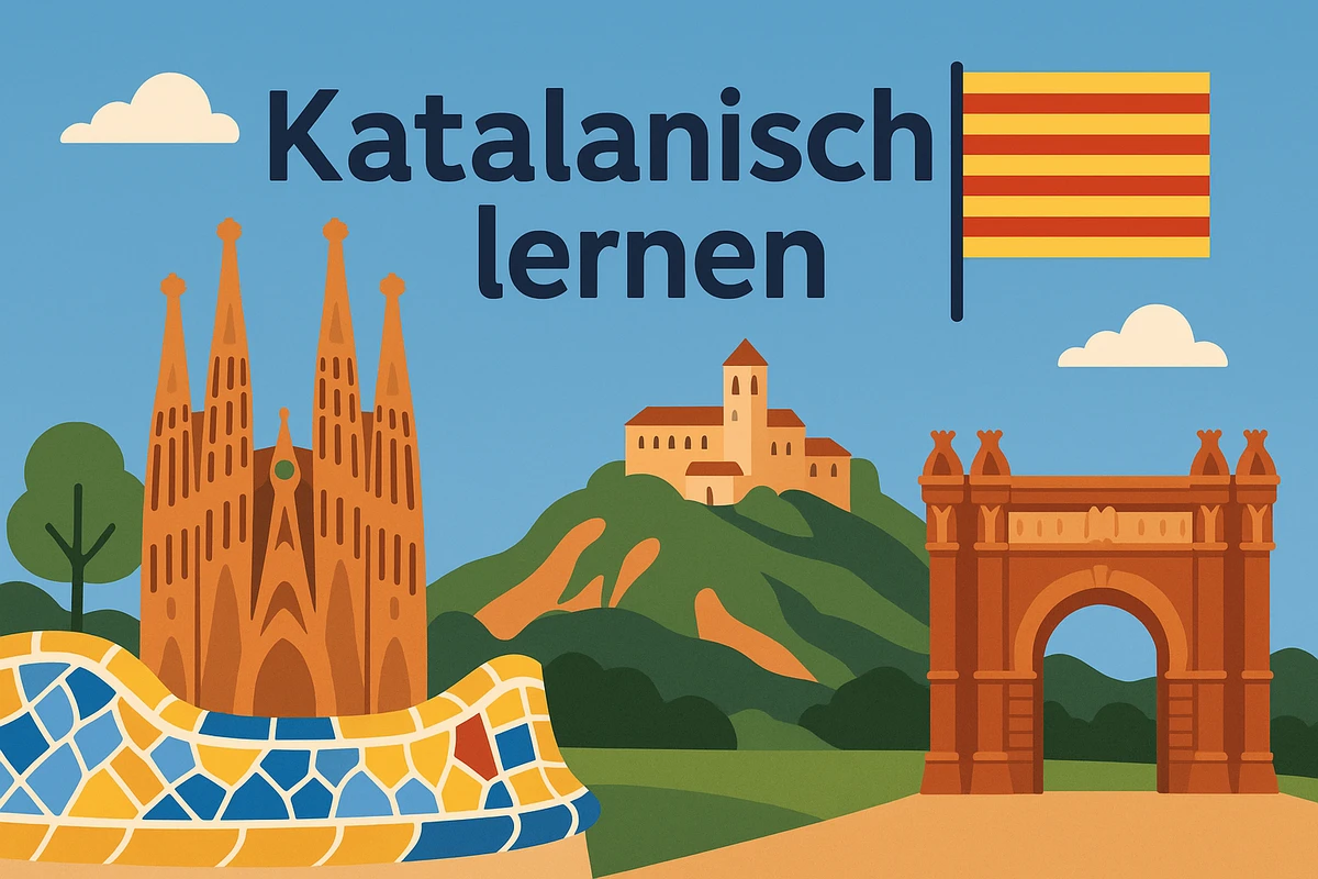 Katalanisch lernen, Symbolbild, KI-generiert