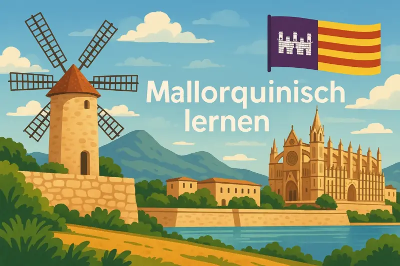 Mallorquinisch lernen, Symbolbild, KI-generiert