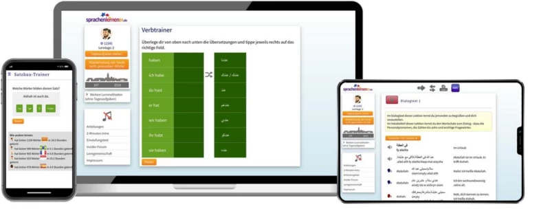 Sprachenlernen24 Online-Sprachkurs Marokkanisch Screenshot