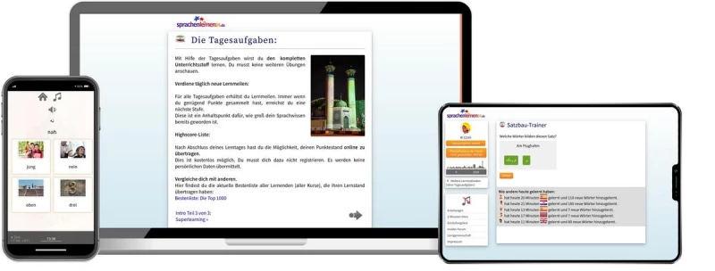 Persisch Basiskurs für Anfänger Sprachenlernen24 Online-Sprachkurs Persisch Screenshot