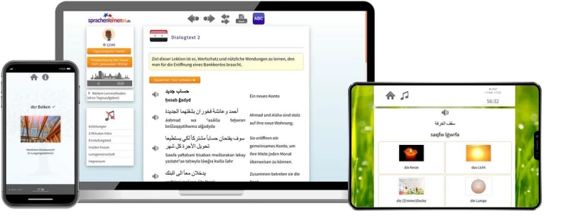 Syrisch Aufbaukurs für Fortgeschrittene Sprachenlernen24 Syrisch Aufbaukurs für Fortgeschrittene Online-Sprachkurs Screenshot