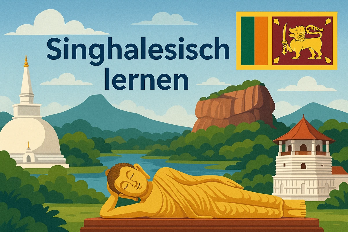 Singhalesisch lernen, Symbolbild, KI-generiert