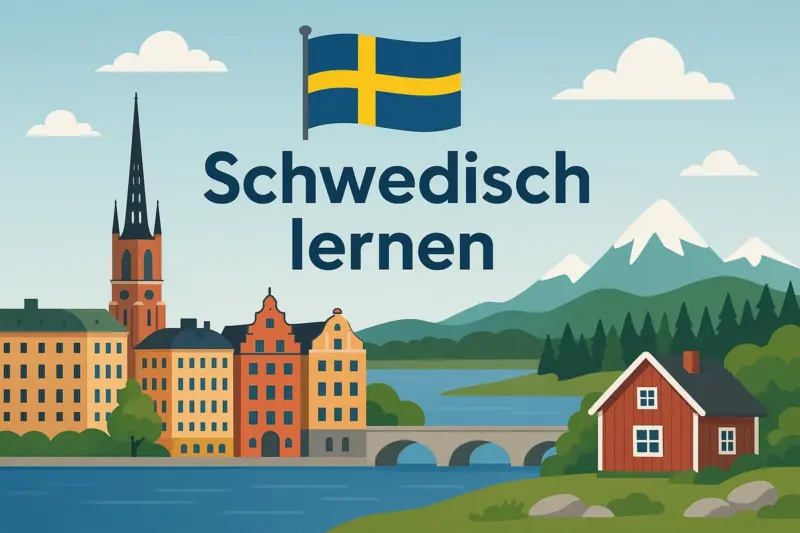 Schwedisch lernen, Symbolbild, KI-generiert
