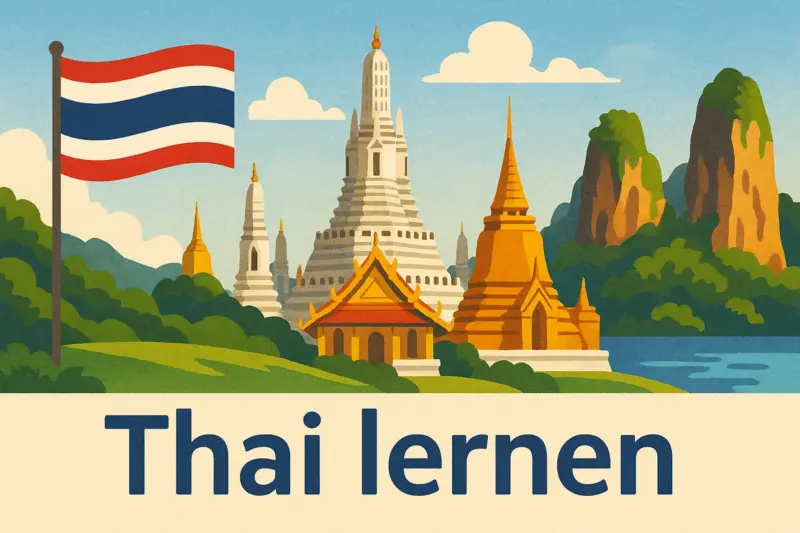 Thai lernen, Symbolbild, KI-generiert