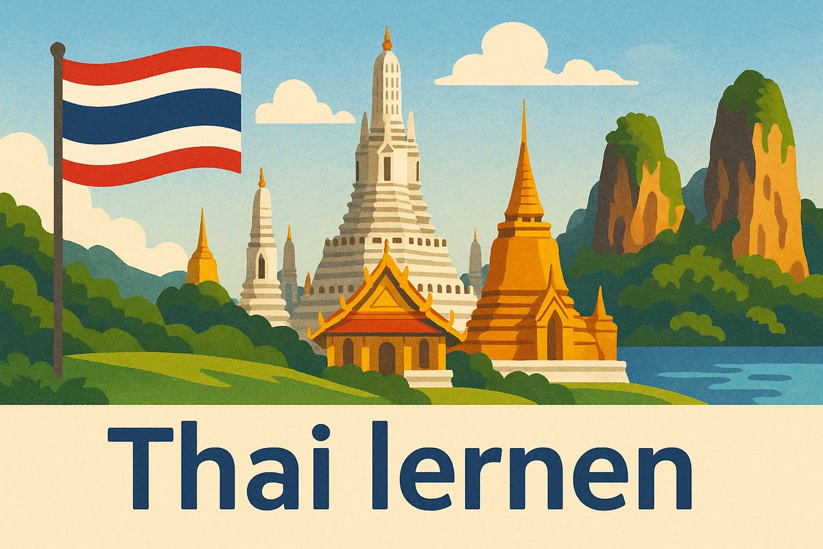 Thai lernen, Symbolbild, KI-generiert