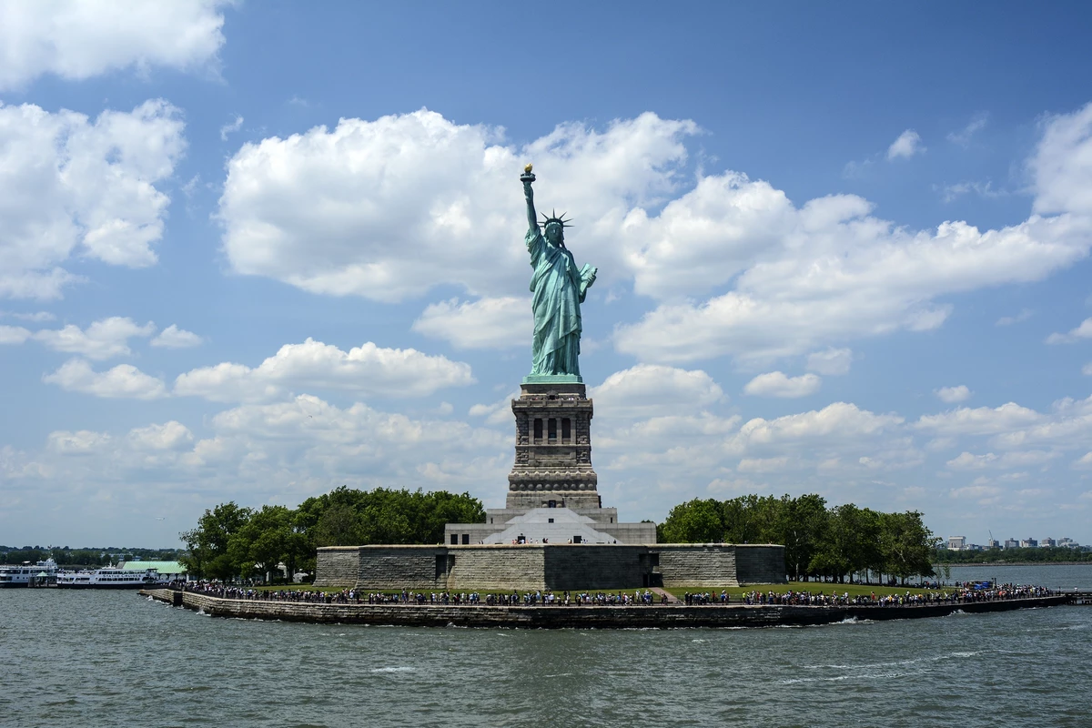 Die Freiheitsstatue („Statue of Liberty“) auf Liberty Island vor den Toren New Yorks, USA. Foto: Pixabay, CC0